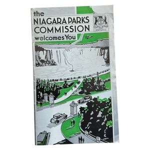 Vintage Niagara Parks Brochure Ontario Canada Niagara Falls Travel Guide‎